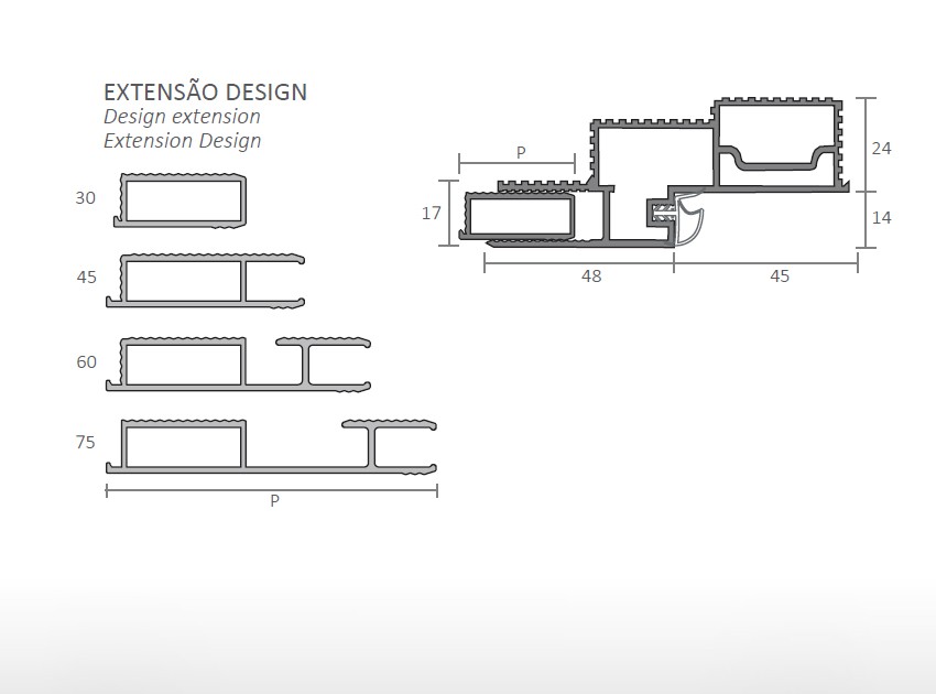 Extensão Design – Marco Design porta batente