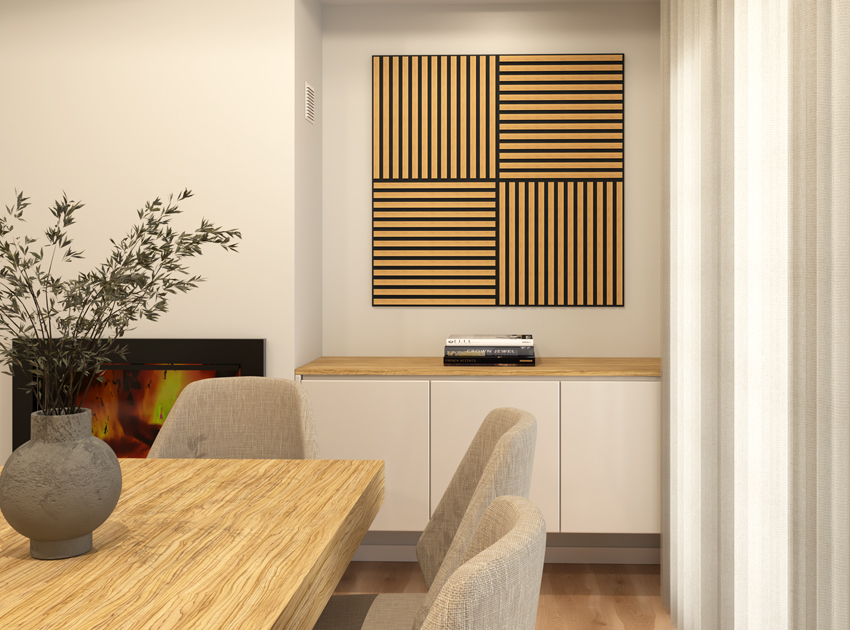 Painel Acústico Ripado GS | SQUARE