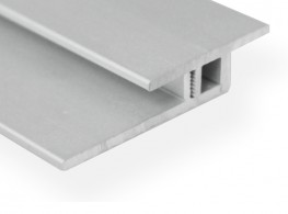 Perfil de transición LVT | SPC 25 mm - Serie aluminio c/ base aluminio